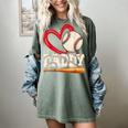 Baseball Daddy Baseball Heart Family Matching Women's Comfort Colors T-Shirt Berry Baseball Daddy Baseball Heart Family Matching Women's Comfort Colors T-Shirt Berry