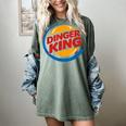 Baseball Dinger King Logo For Home Run Players And Fan Women's Comfort Colors T-Shirt Berry