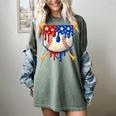 Baseball Drip American Flag Home Plate 4th Of July Patriotic Women's Comfort Colors T-Shirt Berry Baseball Drip American Flag Home Plate 4th Of July Patriotic Women's Comfort Colors T-Shirt Berry