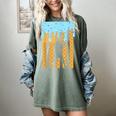 Baseball Drip Dripping Ice Cream Sport Player American Flag Women's Comfort Colors T-Shirt Berry