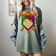 Baseball Drip Ice Cream Drip Halloween Baseball Lovers Women's Comfort Colors T-Shirt Berry Baseball Drip Ice Cream Drip Halloween Baseball Lovers Women's Comfort Colors T-Shirt Berry
