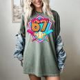 Baseball Drip Jersey Number 67 For Players & 67th Birthday Women's Comfort Colors T-Shirt Berry Baseball Drip Jersey Number 67 For Players & 67th Birthday Women's Comfort Colors T-Shirt Berry