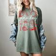 Baseball Game Day Coquette Game Day Baseball Women's Comfort Colors T-Shirt Berry
