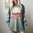 Baseball Game Day There Is No Crying In Baseball Women's Comfort Colors T-Shirt Berry