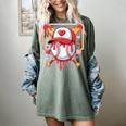 Baseball Heart Valentines Day Baseball Ice Cream Drip Boys Women's Comfort Colors T-Shirt Berry