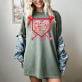 Baseball Ice Cream Drip Number 67 Meme Valentine Couple Love Women's Comfort Colors T-Shirt Berry