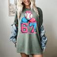 Baseball Ice Cream Drip Six Seven Gen Alpha Meme 67 Women's Comfort Colors T-Shirt Berry