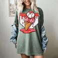 Baseball Ice Cream Drip Baseball Strawberry For Youth Red Women's Comfort Colors T-Shirt Berry Baseball Ice Cream Drip Baseball Strawberry For Youth Red Women's Comfort Colors T-Shirt Berry