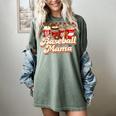 Baseball Mama Coffee Game Day Vibes Baseball Mom Women's Comfort Colors T-Shirt Berry
