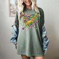 Baseball Mardi Gras Home Plate Ice Cream Drip Carnival Mask Women's Comfort Colors T-Shirt Berry Baseball Mardi Gras Home Plate Ice Cream Drip Carnival Mask Women's Comfort Colors T-Shirt Berry