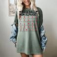 Baseball Mom Alphabet Women's Comfort Colors T-Shirt Berry Baseball Mom Alphabet Women's Comfort Colors T-Shirt Berry