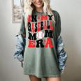 In My Baseball Mom Era Groovy Mom Women's Comfort Colors T-Shirt Berry