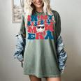 In My Baseball Mom Era Smile Face Retro Women's Comfort Colors T-Shirt Berry