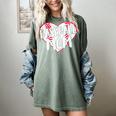 Baseball Mom Heart Women's Comfort Colors T-Shirt Berry
