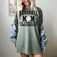Baseball Mom Loud Proud Mom Like A Normal Mama Mothers Women's Comfort Colors T-Shirt Berry