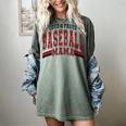 Baseball Mom Baseball Mama Mother's Day Red Loud Proud Women's Comfort Colors T-Shirt Berry