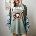 Baseball Mom Baseball Player Women's Comfort Colors T-Shirt Berry