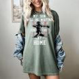 Baseball Mom My Son Will Be Waiting For You At Home Premium Tri-Blend Women's Comfort Colors T-Shirt Berry