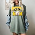 Baseball Mom Sports Mom Yellow Women's Comfort Colors T-Shirt Berry