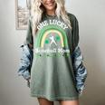 Baseball Mom St Patrick's Day Irish Shamrock Sports Women's Comfort Colors T-Shirt Berry