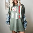 Baseball MOM USA American Flag Patriotic Mama Mother's Day For Women Kids Men Women's Comfort Colors T-Shirt Berry