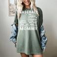 Baseball Mommy Mom USA Flag 4th Of July Women's Comfort Colors T-Shirt Berry Baseball Mommy Mom USA Flag 4th Of July Women's Comfort Colors T-Shirt Berry