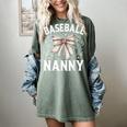 Baseball Nanny Baseball Coquette Bow Women's Comfort Colors T-Shirt Berry Baseball Nanny Baseball Coquette Bow Women's Comfort Colors T-Shirt Berry