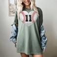 Baseball Number 11 Distressed Heart For Baseball Moms Women's Comfort Colors T-Shirt Berry Baseball Number 11 Distressed Heart For Baseball Moms Women's Comfort Colors T-Shirt Berry