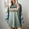 Baseball Oma Women BallPark Oma Baseball Mom Mother's Day Women's Comfort Colors T-Shirt Berry