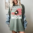 My Baseball Player Calls Me Mom Baseball Mom Women's Comfort Colors T-Shirt Berry
