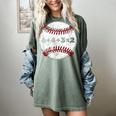 Baseball Red Stitches Sport Graphic 6432 Women's Comfort Colors T-Shirt Berry Baseball Red Stitches Sport Graphic 6432 Women's Comfort Colors T-Shirt Berry
