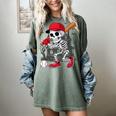 Baseball Skeleton Halloween Playing Women's Comfort Colors T-Shirt Berry Baseball Skeleton Halloween Playing Women's Comfort Colors T-Shirt Berry