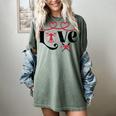 Baseball Softball Baseball Mom LOVE Baseball Premium Tri-Blend Women's Comfort Colors T-Shirt Berry