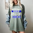 BASEBALL STAR MOM Sporty Design For Proud Baseball Moms Women's Comfort Colors T-Shirt Berry