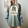 Bleached Messy Bun Game Day Vibes Baseball Mom Game Day Women's Comfort Colors T-Shirt Berry Bleached Messy Bun Game Day Vibes Baseball Mom Game Day Women's Comfort Colors T-Shirt Berry