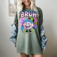 Bruh Baseball Drip Boys Youth Ice Cream Dripping Baseball Women's Comfort Colors T-Shirt Berry Bruh Baseball Drip Boys Youth Ice Cream Dripping Baseball Women's Comfort Colors T-Shirt Berry