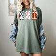 Bunny Football Baseball Sport Easter Day Women's Comfort Colors T-Shirt Berry Bunny Football Baseball Sport Easter Day Women's Comfort Colors T-Shirt Berry