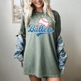 Busy Raising Ballers Baseball Mom Group Tee Women's Comfort Colors T-Shirt Berry