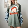 Busy Raising Ballers Baseball Mom Sons Women's Comfort Colors T-Shirt Berry