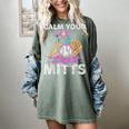 Calm Your Mitts Baseball Ice Cream Drip Crossed Bats Sport Women's Comfort Colors T-Shirt Berry Calm Your Mitts Baseball Ice Cream Drip Crossed Bats Sport Women's Comfort Colors T-Shirt Berry