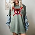 Chocolate 67 Drip Baseball Valentine Love Sports Women's Comfort Colors T-Shirt Berry