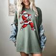 Christmas Baseball Player Santa Xmas Boys Men Toddler Women's Comfort Colors T-Shirt Berry