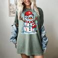 Christmas Baseball Snowman Xmas Pajamas Women Men Boys Women's Comfort Colors T-Shirt Berry Christmas Baseball Snowman Xmas Pajamas Women Men Boys Women's Comfort Colors T-Shirt Berry
