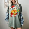 Christmas Gingerbread Man Baseball Player Catcher Women's Comfort Colors T-Shirt Berry Christmas Gingerbread Man Baseball Player Catcher Women's Comfort Colors T-Shirt Berry