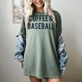 Coffee And Baseball Women's Comfort Colors T-Shirt Berry
