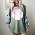Coquette Baseball Mom Pink Bow Baseball Mama Women's Comfort Colors T-Shirt Berry Coquette Baseball Mom Pink Bow Baseball Mama Women's Comfort Colors T-Shirt Berry