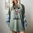 Cowboy Skeleton Baseball Halloween Graphic Women's Comfort Colors T-Shirt Berry Cowboy Skeleton Baseball Halloween Graphic Women's Comfort Colors T-Shirt Berry