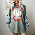 Cute Baseball Mom Out Of Your League Mommy Sports Players Women's Comfort Colors T-Shirt Berry