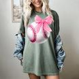 Cute Coquette Baseball Pink Bow Player & Fan Girls Women's Comfort Colors T-Shirt Berry Cute Coquette Baseball Pink Bow Player & Fan Girls Women's Comfort Colors T-Shirt Berry