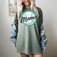 Cute Mama Script Font On Baseball Mom Women's Comfort Colors T-Shirt Berry Cute Mama Script Font On Baseball Mom Women's Comfort Colors T-Shirt Berry